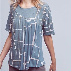 Anthropologie Light Streaks Tee by Akemi + Kin